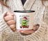 Emaille-Tasse Weihnachtsnörgler Geschenk für Weihnachtsmuffel Ich hasse Menschen Emaillebecher Weihnachtstasse lustig Moonworks®preview