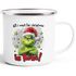 Emaille-Tasse Weihnachtsnörgler Geschenk für Weihnachtsmuffel Ich hasse Menschen Emaillebecher Weihnachtstasse lustig Moonworks®preview