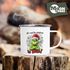 Emaille-Tasse Weihnachtsnörgler Geschenk für Weihnachtsmuffel Ich hasse Menschen Emaillebecher Weihnachtstasse lustig Moonworks®preview