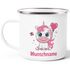 Emailletasse Einhorn Wunschname Herz Becher Emaille personalisierte Geschenke Mädchen SpecialMe®preview