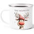 Emailletasse Frohe Weihnachten {style_variation_string} Winter Weihnachtsbecher Geschenkidee SpecialMe®preview