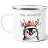 Emailletasse Frohe Weihnachten {style_variation_string} Winter Weihnachtsbecher Geschenkidee SpecialMe®preview