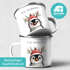 Emailletasse Frohe Weihnachten {style_variation_string} Winter Weihnachtsbecher Geschenkidee SpecialMe®preview