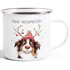 Emailletasse Frohe Weihnachten {style_variation_string} Winter Weihnachtsbecher Geschenkidee SpecialMe®preview