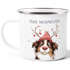 Emailletasse Frohe Weihnachten {style_variation_string} Winter Weihnachtsbecher Geschenkidee SpecialMe®preview
