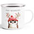 Emailletasse Frohe Weihnachten {style_variation_string} Winter Weihnachtsbecher Geschenkidee SpecialMe®preview