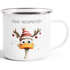 Emailletasse Frohe Weihnachten {style_variation_string} Winter Weihnachtsbecher Geschenkidee SpecialMe®preview