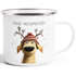 Emailletasse Frohe Weihnachten {style_variation_string} Winter Weihnachtsbecher Geschenkidee SpecialMe®preview