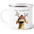Emailletasse Frohe Weihnachten {style_variation_string} Winter Weihnachtsbecher Geschenkidee SpecialMe®preview