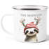 Emailletasse Frohe Weihnachten {style_variation_string} Winter Weihnachtsbecher Geschenkidee SpecialMe®preview