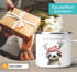 Emailletasse Frohe Weihnachten {style_variation_string} Winter Weihnachtsbecher Geschenkidee SpecialMe®preview