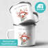 Emailletasse Frohe Weihnachten {style_variation_string} Winter Weihnachtsbecher Geschenkidee SpecialMe®preview
