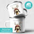 Emailletasse Frohe Weihnachten {style_variation_string} Winter Weihnachtsbecher Geschenkidee SpecialMe®preview