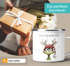 Emailletasse Frohe Weihnachten {style_variation_string} Winter Weihnachtsbecher Geschenkidee SpecialMe®preview