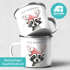 Emailletasse Frohe Weihnachten {style_variation_string} Winter Weihnachtsbecher Geschenkidee SpecialMe®preview