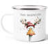 Emailletasse Frohe Weihnachten {style_variation_string} Winter Weihnachtsbecher Geschenkidee SpecialMe®preview