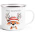 Emailletasse Frohe Weihnachten {style_variation_string} Winter Weihnachtsbecher Geschenkidee SpecialMe®preview