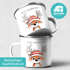 Emailletasse Frohe Weihnachten {style_variation_string} Winter Weihnachtsbecher Geschenkidee SpecialMe®preview