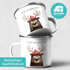 Emailletasse Frohe Weihnachten {style_variation_string} Winter Weihnachtsbecher Geschenkidee SpecialMe®preview