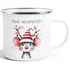Emailletasse Frohe Weihnachten {styleVariationName} Winter Weihnachtsbecher Geschenkidee SpecialMe®preview