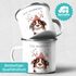 Emailletasse Frohe Weihnachten {styleVariationName} Winter Weihnachtsbecher Geschenkidee SpecialMe®preview