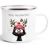 Emailletasse Frohe Weihnachten {styleVariationName} Winter Weihnachtsbecher Geschenkidee SpecialMe®preview
