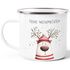 Emailletasse Frohe Weihnachten {styleVariationName} Winter Weihnachtsbecher Geschenkidee SpecialMe®preview