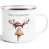 Emailletasse Frohe Weihnachten {styleVariationName} Winter Weihnachtsbecher Geschenkidee SpecialMe®preview