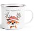 Emailletasse Frohe Weihnachten {styleVariationName} Winter Weihnachtsbecher Geschenkidee SpecialMe®preview