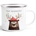 Emailletasse Frohe Weihnachten {styleVariationName} Winter Weihnachtsbecher Geschenkidee SpecialMe®preview