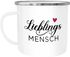 Emailletasse Lieblings.... Freundin Kollegin Schwester Lieblingsmensch persönliches Geschenk Becher Emaille SpecialMe®preview