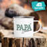 Emailletasse Papa mit Namen personalisiert Geschenke für Papa zum Vatertag Geburtstag Weihnachten Geburt SpecialMe®preview