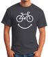 Fahrrad Herren T-Shirt Smile Happy Bike Radfahren Fun-Shirt Moonworks®preview