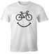 Fahrrad Herren T-Shirt Smile Happy Bike Radfahren Fun-Shirt Moonworks®preview