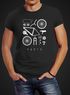 Fahrrad Teile Herren T-Shirt Bicycle Parts Neverless®preview