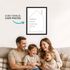 Familienposter personalisiert | Poster mit Namen & Wohnort | Geschenk Familie | moderne Wanddeko Wohnzimmer im Haus-Design SpecialMe®preview
