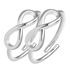 Fingerspitzenring Midi Knöchel Ring Nagelring Zehenring Infinity Unendlichkeitpreview
