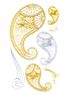Flash Tattoo Metallic Temporary Einmal Tattoo Klebe Gold Silber Flügel Ornamente Hennapreview