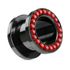 Flesh Tunnel Plug Edelstahl Zirkonia Kristalle Strass Hollow Schraubverschlusspreview