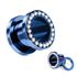 Flesh Tunnel Plug Edelstahl Zirkonia Kristalle Strass Hollow Schraubverschlusspreview