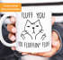 Fluff You, You Fluffin' Fluf mit böser Katze Kaffee-Tasse glänzend MoonWorks®preview