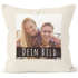 Fotokissen Kissen-Bezug mit Foto bedrucken lassen persönliche Geschenkideen personalisierbar Baumwolle SpecialMe®preview