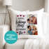 Fotokissen Kissen-Bezug mit Foto-Collage bedrucken lassen Fotogeschenk Liebe Valentinstag SpecialMe®preview