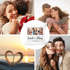 Fotokissen Kissen-Bezug mit Foto-Collage bedrucken lassen Fotogeschenk Liebe Valentinstag SpecialMe®preview