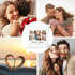 Fotokissen Kissen-Bezug mit Foto-Collage bedrucken lassen Fotogeschenk Liebe Valentinstag SpecialMe®preview