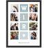 Fotoposter Familie Wir personalisiert  Collage mit 8 Fotos & Wunschtext  Geschenk Familie  individuelle Wanddeko Wohnzimmer SpecialMe®preview