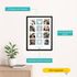 Fotoposter Familie Wir personalisiert  Collage mit 8 Fotos & Wunschtext  Geschenk Familie  individuelle Wanddeko Wohnzimmer SpecialMe®preview