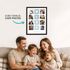 Fotoposter Familie Wir personalisiert  Collage mit 8 Fotos & Wunschtext  Geschenk Familie  individuelle Wanddeko Wohnzimmer SpecialMe®preview