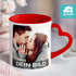 Fototasse mit Herzhenkel personalisiert mit eigenem Bild und Text Fotogeschenk Liebe Valentinstag SpecialMe®preview