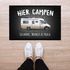 Fußmatte Camping personalisiert Familie Namen Geschenk für Wohnmobilbesitzer rutschfest & waschbar SpecialMe®preview